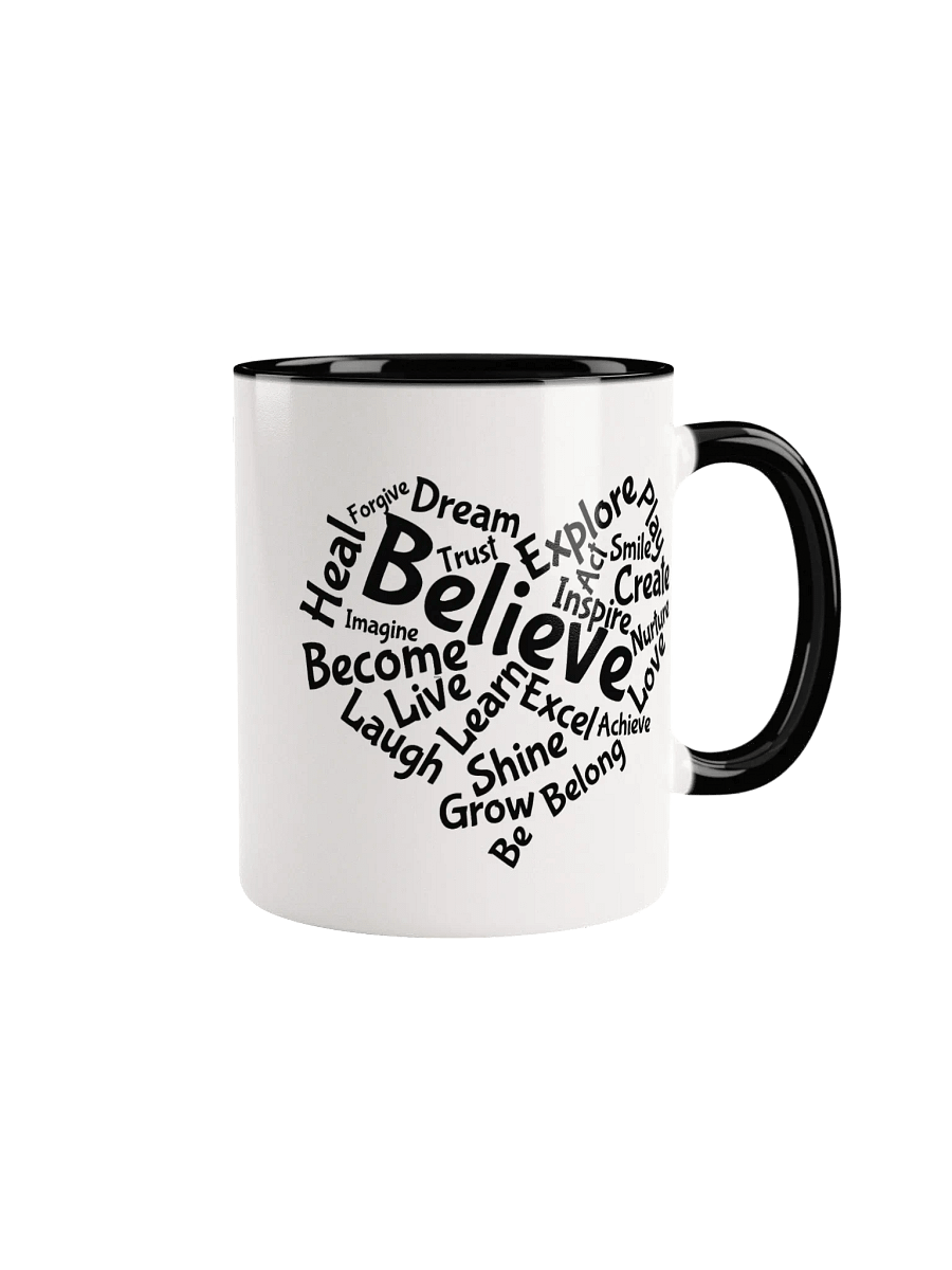 Motivational Heart Word Cloud Mug - with black inner product image (4)