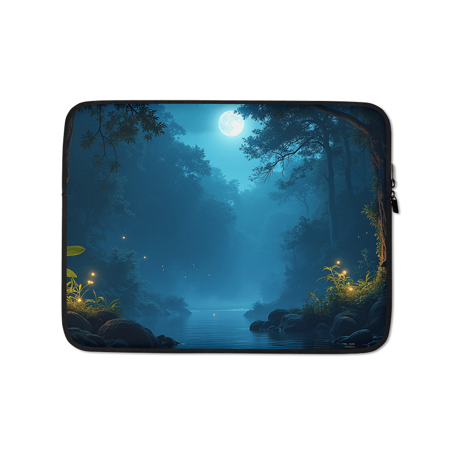 Moonlight Forest | Ayahuasca Reflection Laptop Sleeve product image (1)