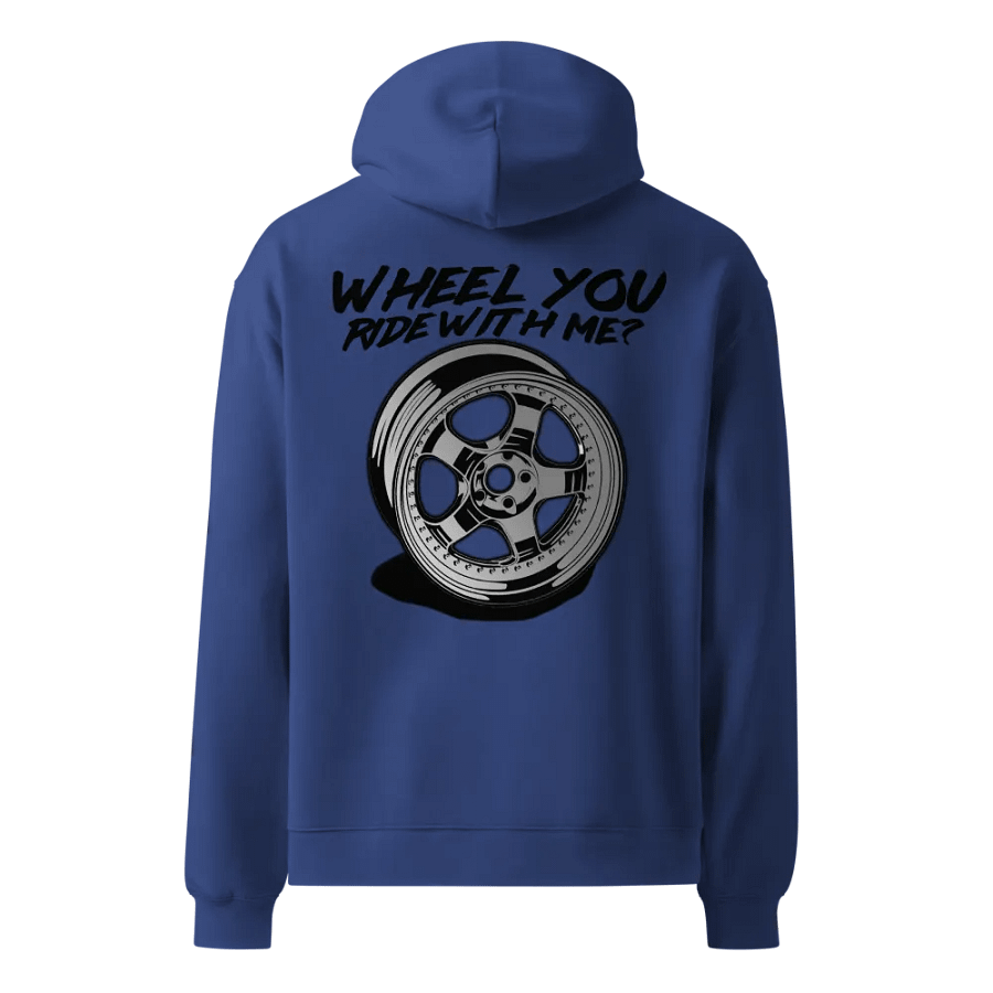 WHEEL YOU RIDE WITH ME - OVERSIZED HOODIE product image (3)