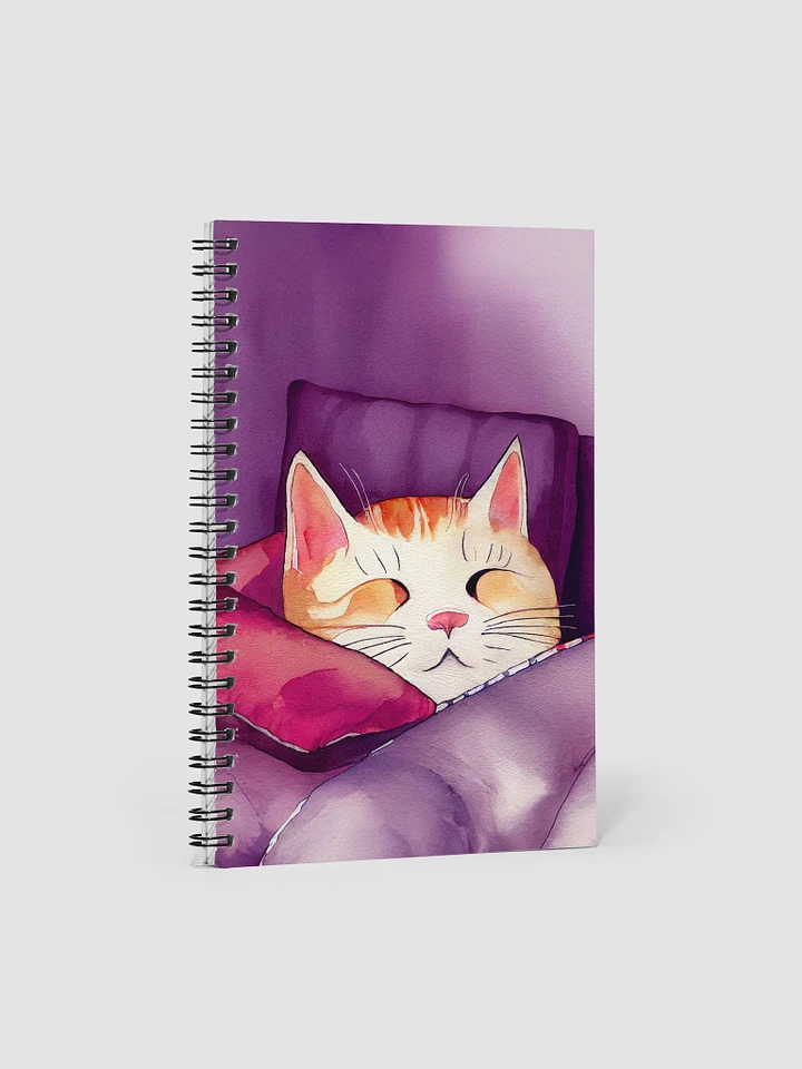Face of Contentment - Cat Spiral Notebook product image (1)
