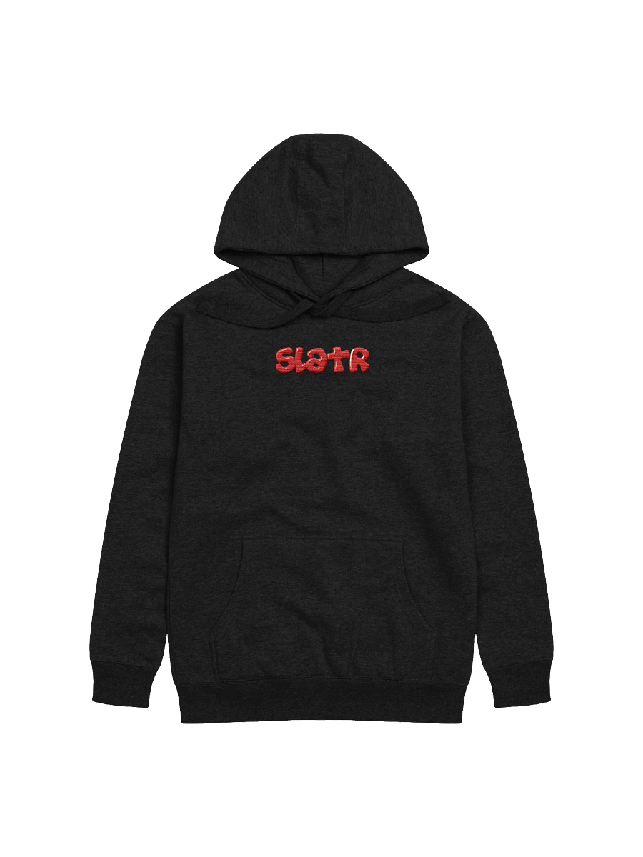 Glossy Red 'slatr' Unisex Hoodie product image (1)