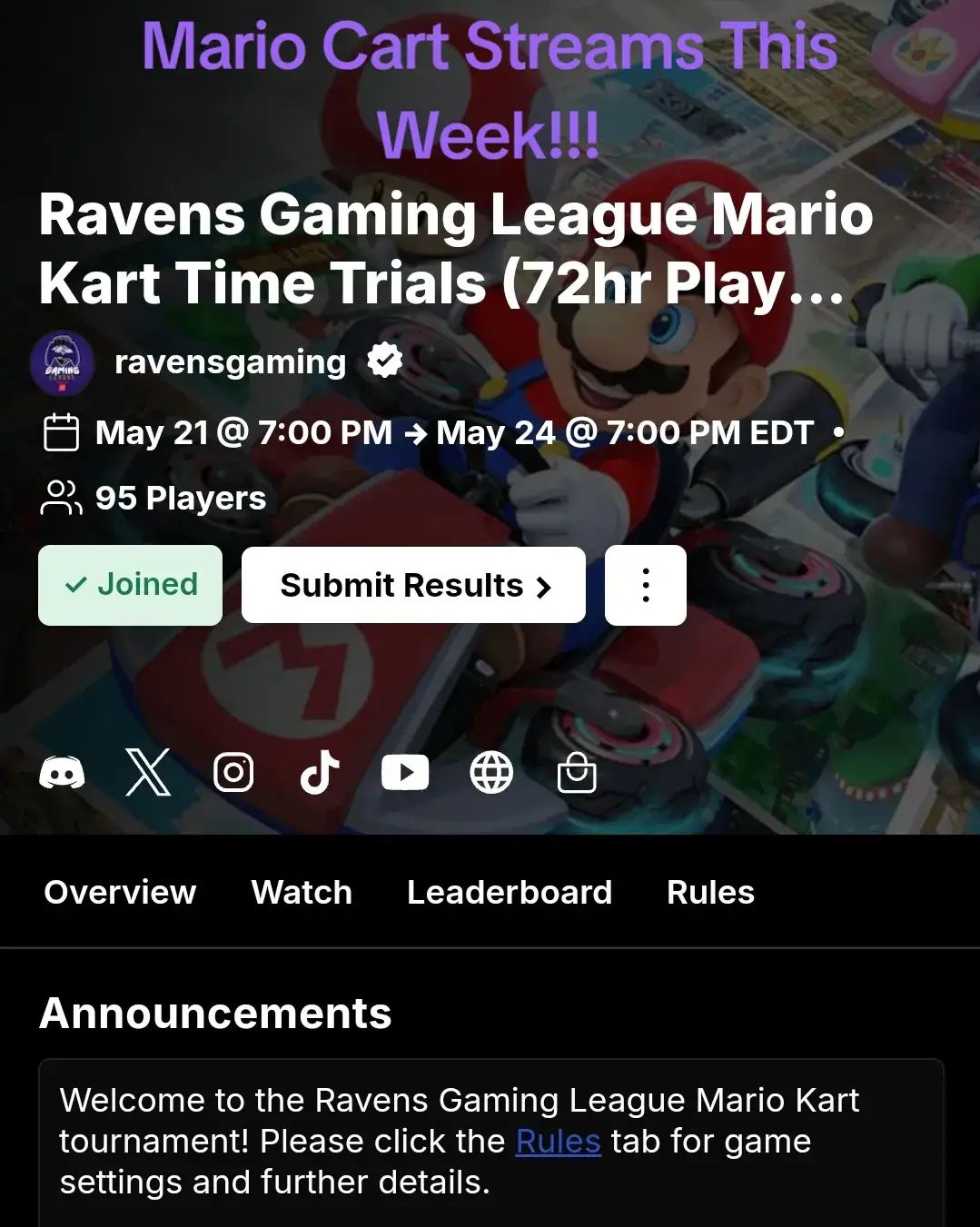 Join my lives on tiktok, Twitch, Kick! playing Mario Kart this week.   Trying to win the $250 time trials!!! this is brought to you by @Ravens gaming and Fanatics! #RavensFlock #NFL #fyp #mariokart #Gaming 