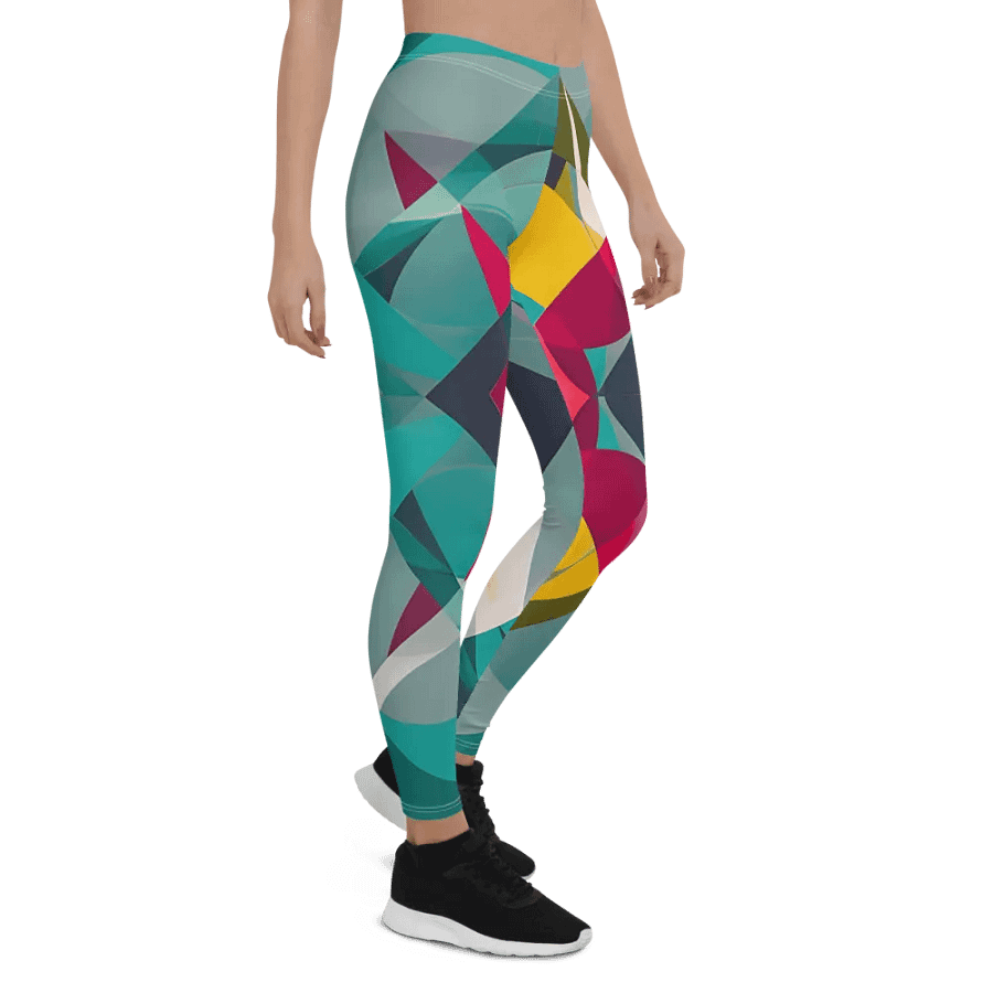 Abstract Lithographic Pattern Design leggings - V9 product image (7)