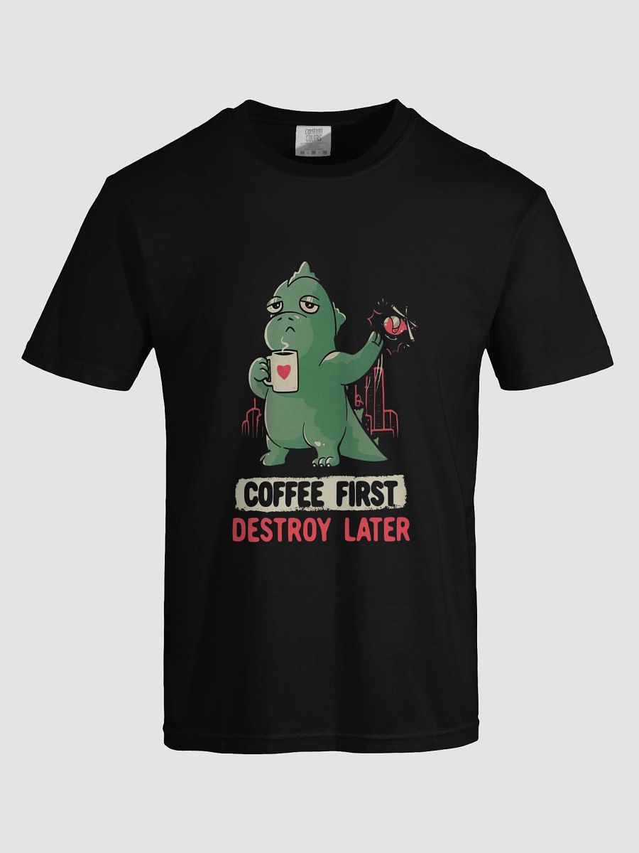 Relaxed Dino Coffee Crusher T-Shirt product image (5)