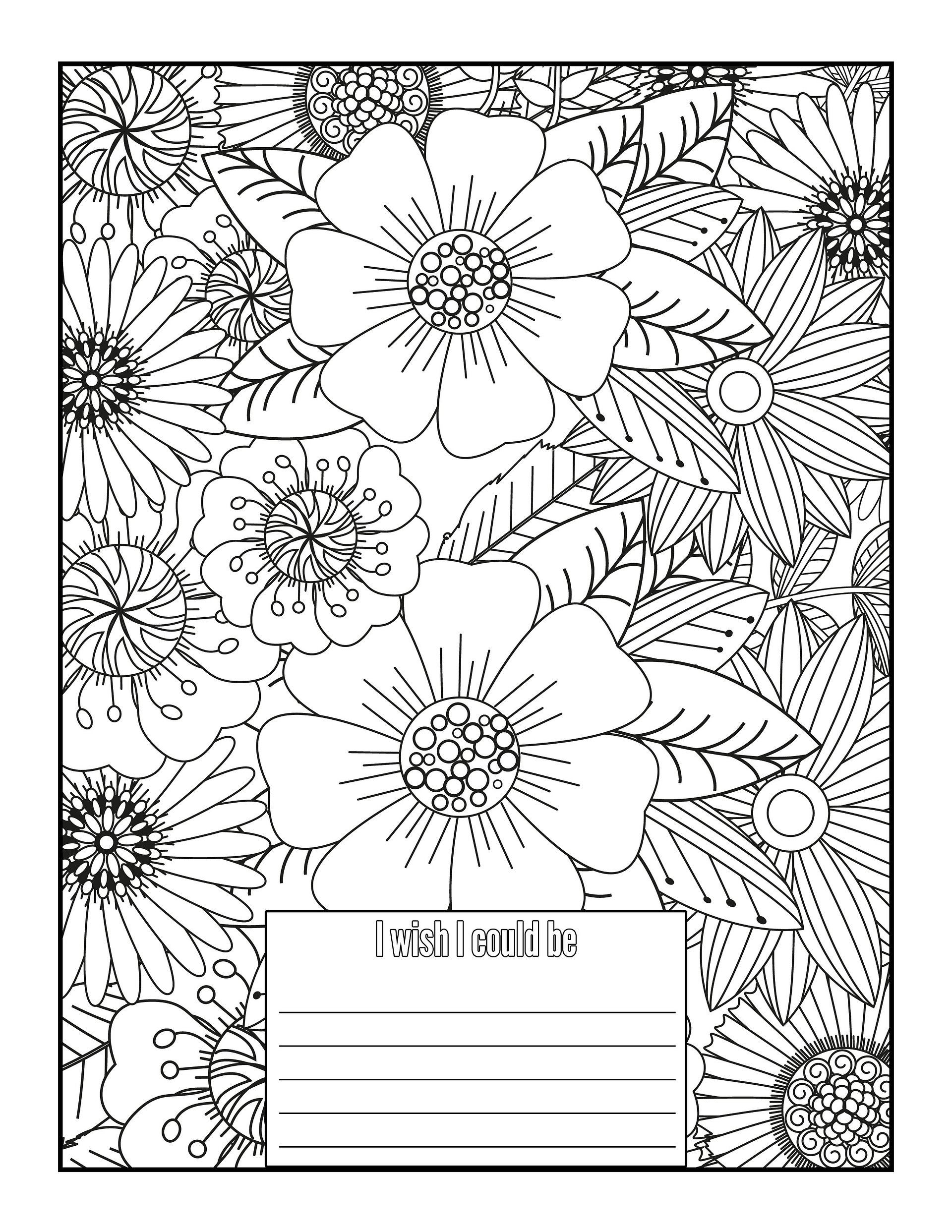 Color Me Grateful All in One Coloring Book & Gratitude/Affirmation Journal for Adults and Kids Ages 8+ product image (3)