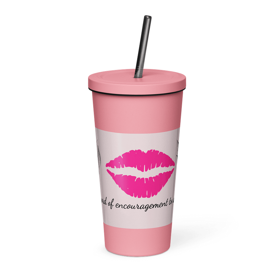 Encouragement Lips Insulated Tumbler product image (1)