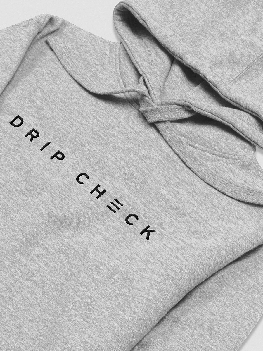 DRIP CHECK UNISEX HOODIE - GREY product image (3)