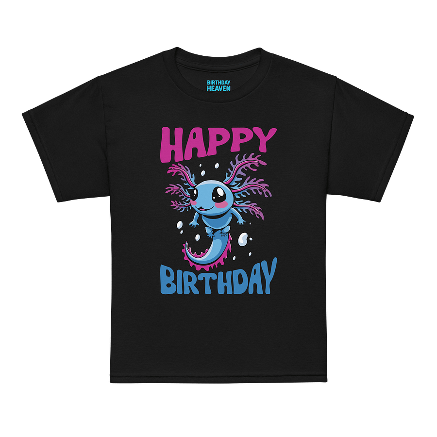Happy Birthday (Water Axolotl) T-Shirt For Kids product image (11)