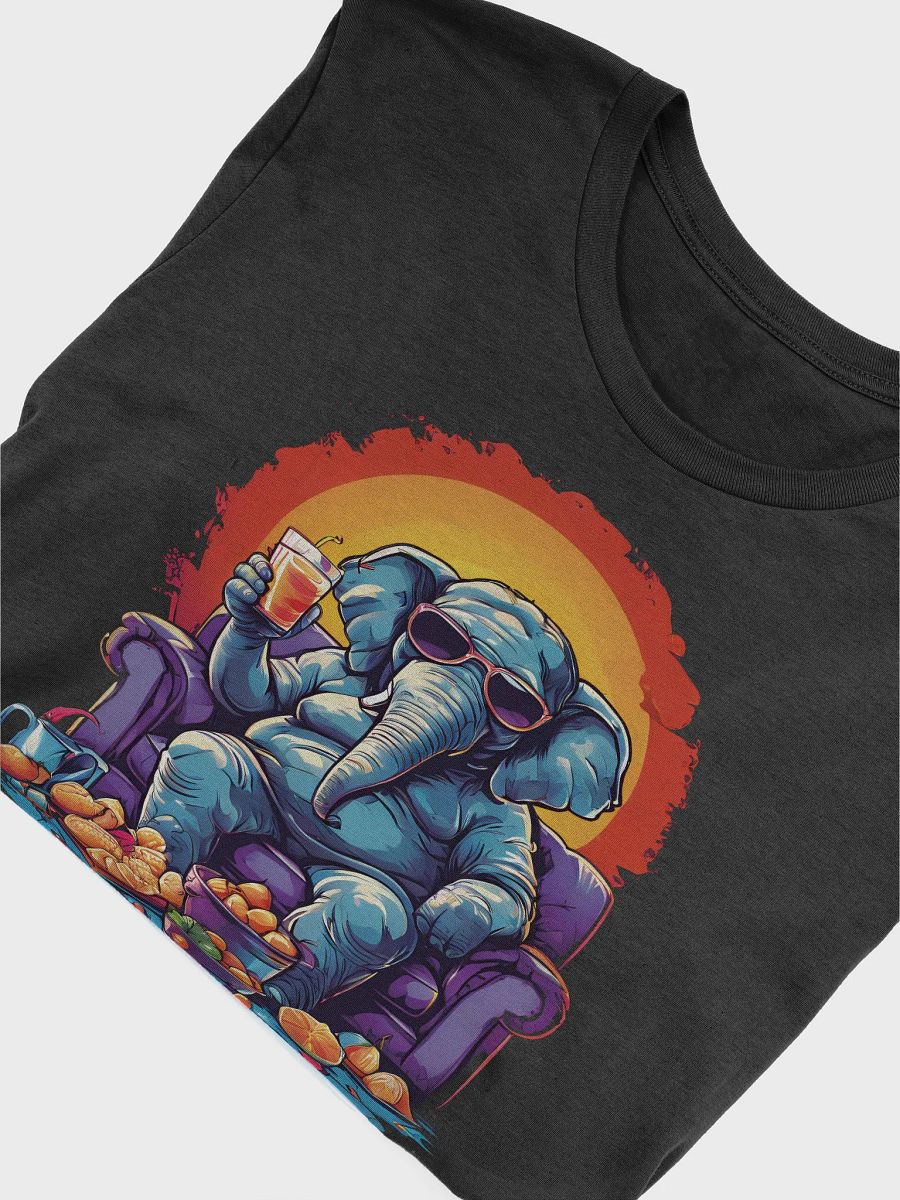 This is My Lazy Shirt - Funny Elephant Lounge T-Shirt with Sunglasses on Bella Canvas 3001 Super Soft Tee product image (5)