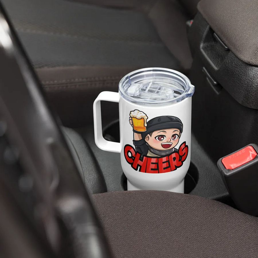 Sarge Cheers Emote Travel Mug product image (8)