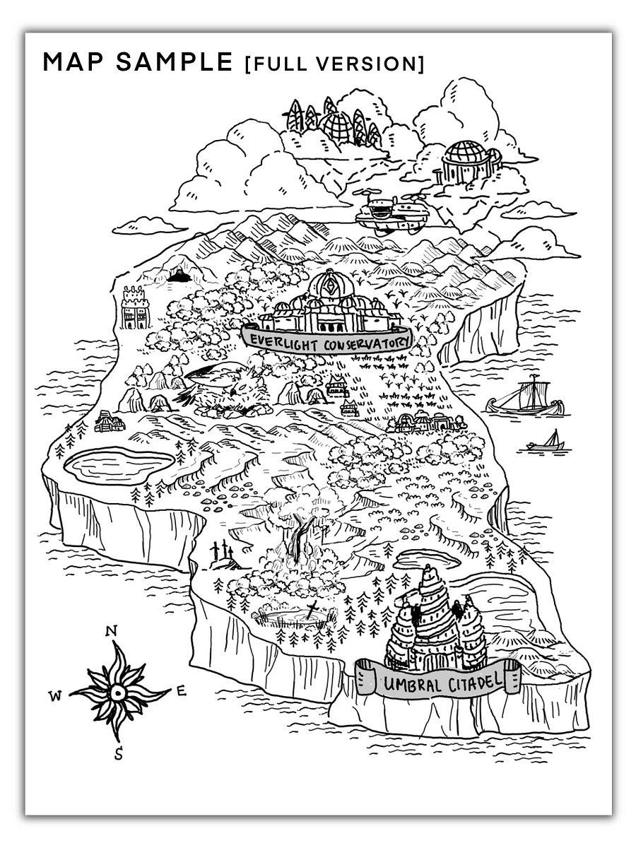 Simple Fantasy Map Stickers [FULL VERSION] product image (4)