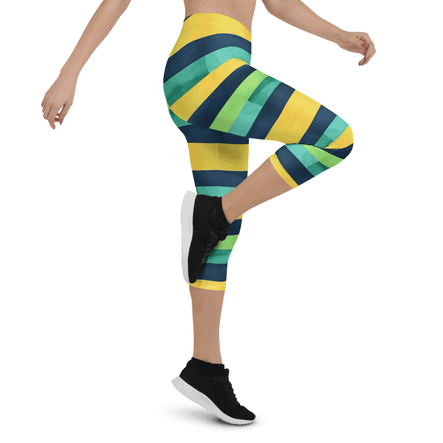 Stripes of Dyspraxia Capris product image (4)