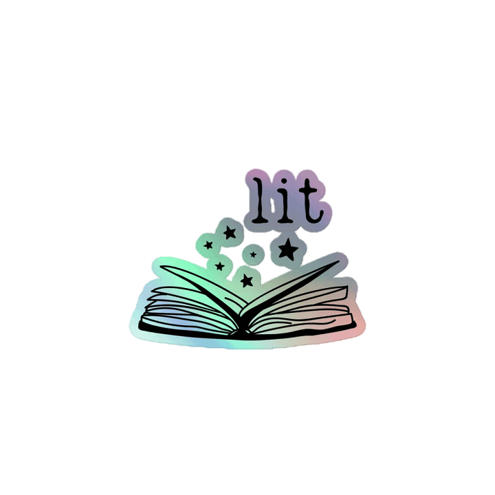 [ L I T ] holographic sticker product image (1)