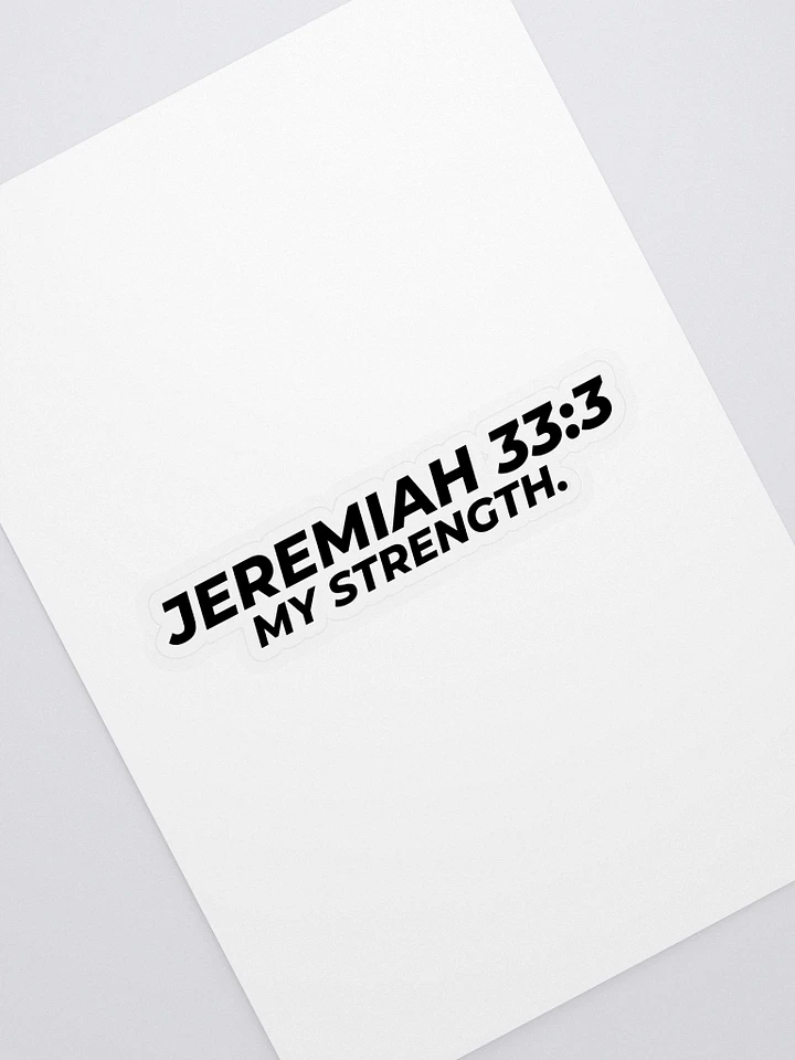 JEREMIAH 33:3 – MY STRENGTH. product image (1)