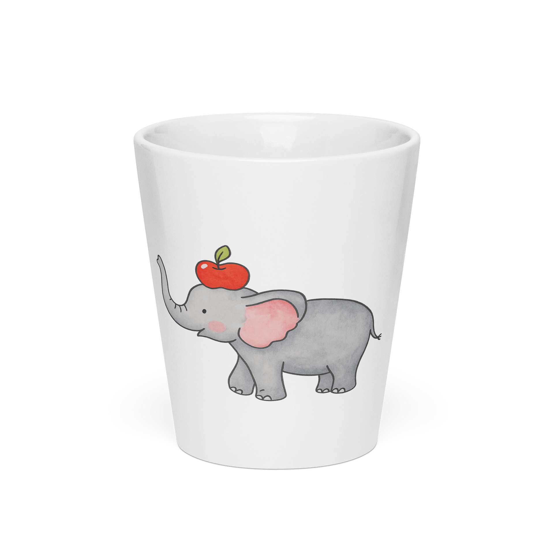 Whimsical Elephant Apple Latte Mug product image (3)