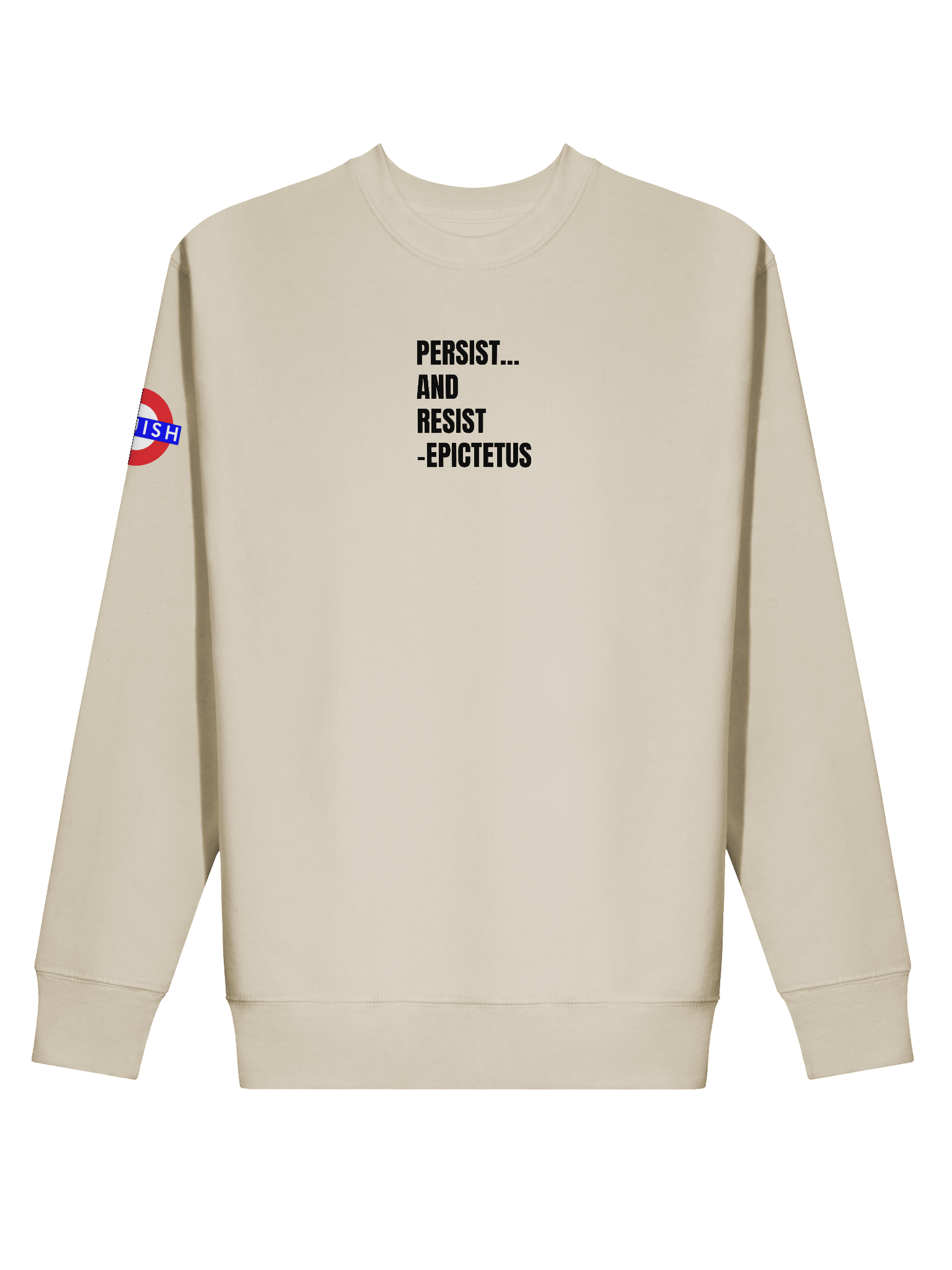 Persist and Resist Crewneck V1 - Black product image (1)