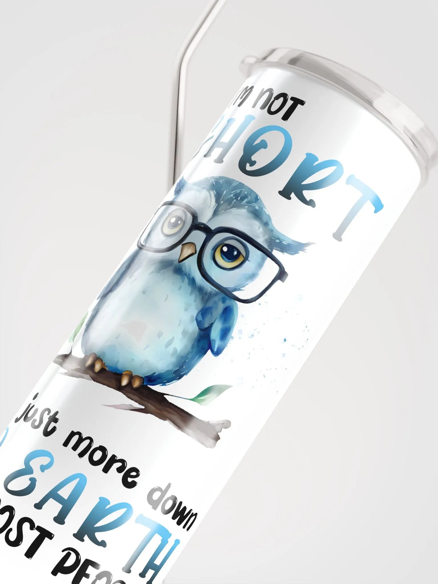 Wise Owl Tumbler: Embrace Your Down-to-Earth Wisdom! product image (6)