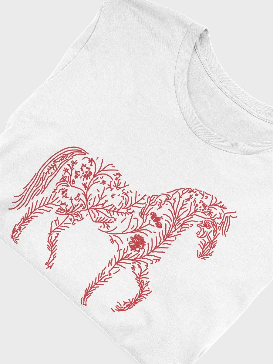 BELLA + CANVAS 3001 Floral Equine Elegance T-Shirt product image (45)