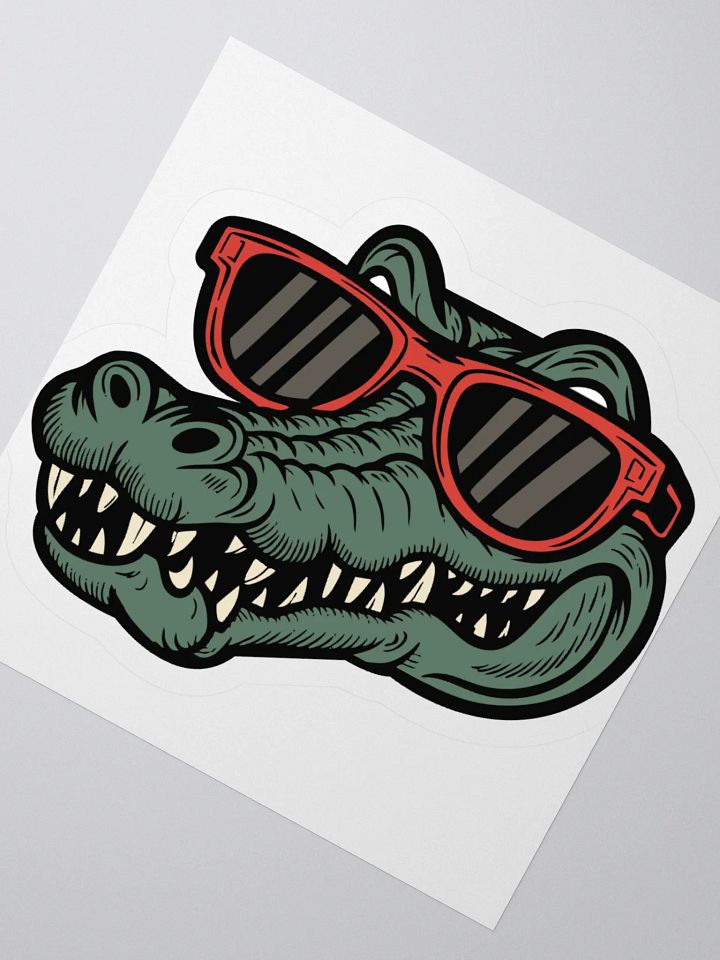 Cool Croc Kiss Cut Stickers product image (5)