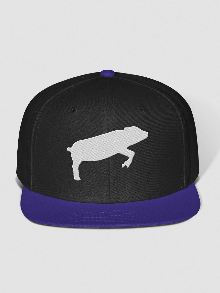 Leaping Pig Logo LIGHT (Otto Wool Blend Snapback Cap) product image (2)
