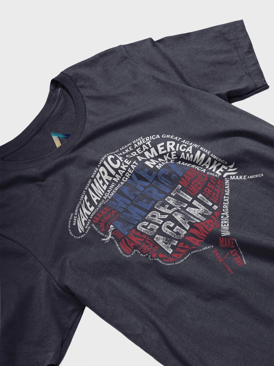 MAKE AMERICA GREAT AGAIN - Trump Silhouette Patriotic T-Shirt product image (3)