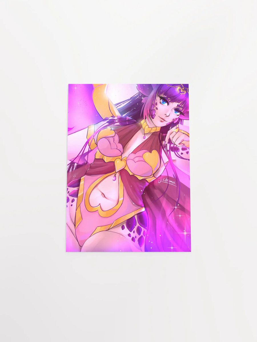 Valentine Chroma - Dragon Girl Vtuber - Pinup Fanart - Art by CosmicChroma product image (4)