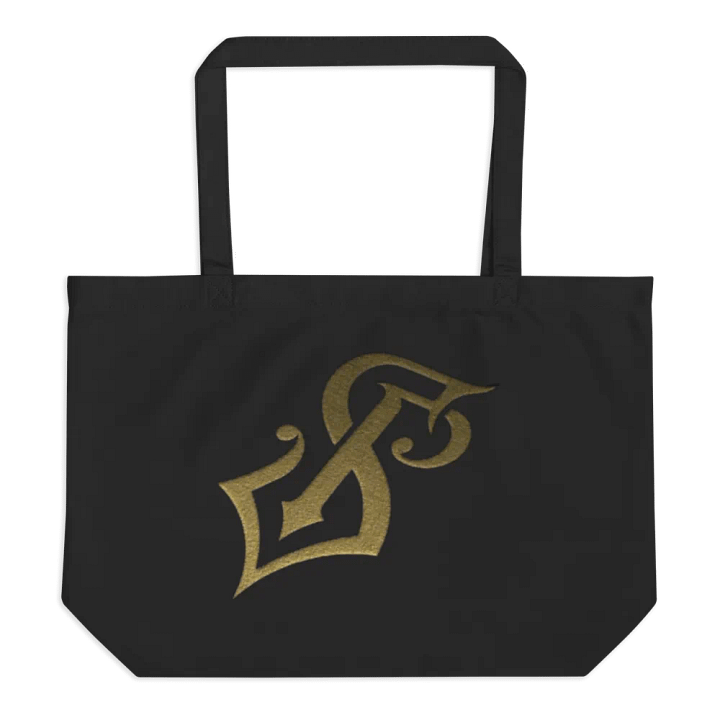 Gilded Initial 'L' Organic Tote Bag product image (1)