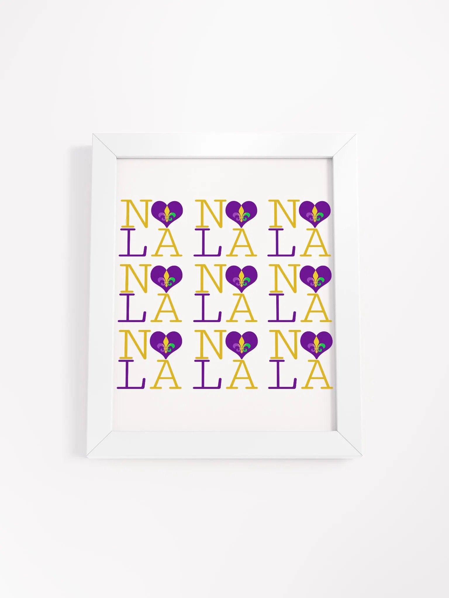 I LOVE NOLA **LEGACY POSTER** (MARDI GRAS 3) product image (1)