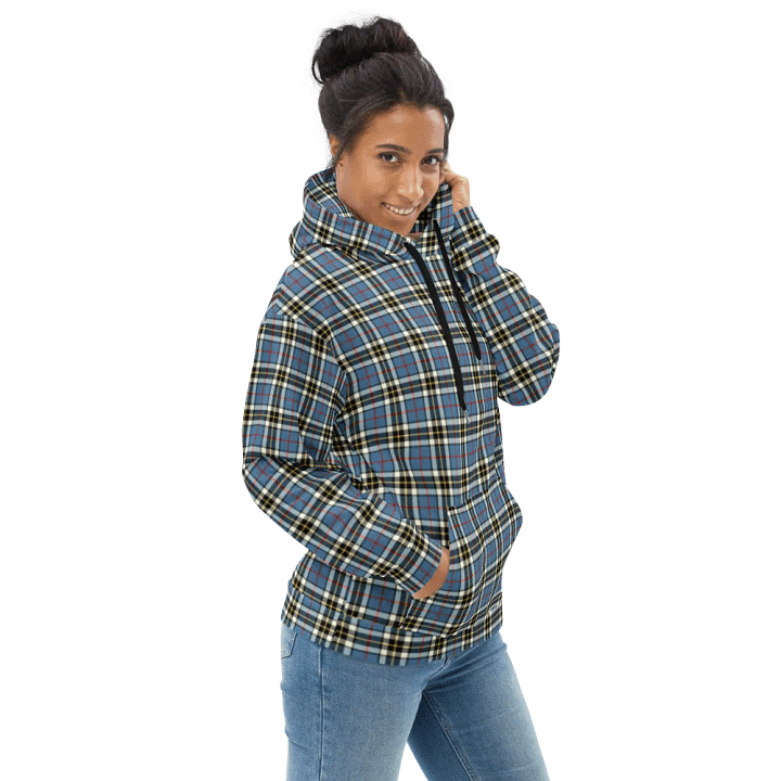 Thompson Blue Tartan Hoodie product image (1)