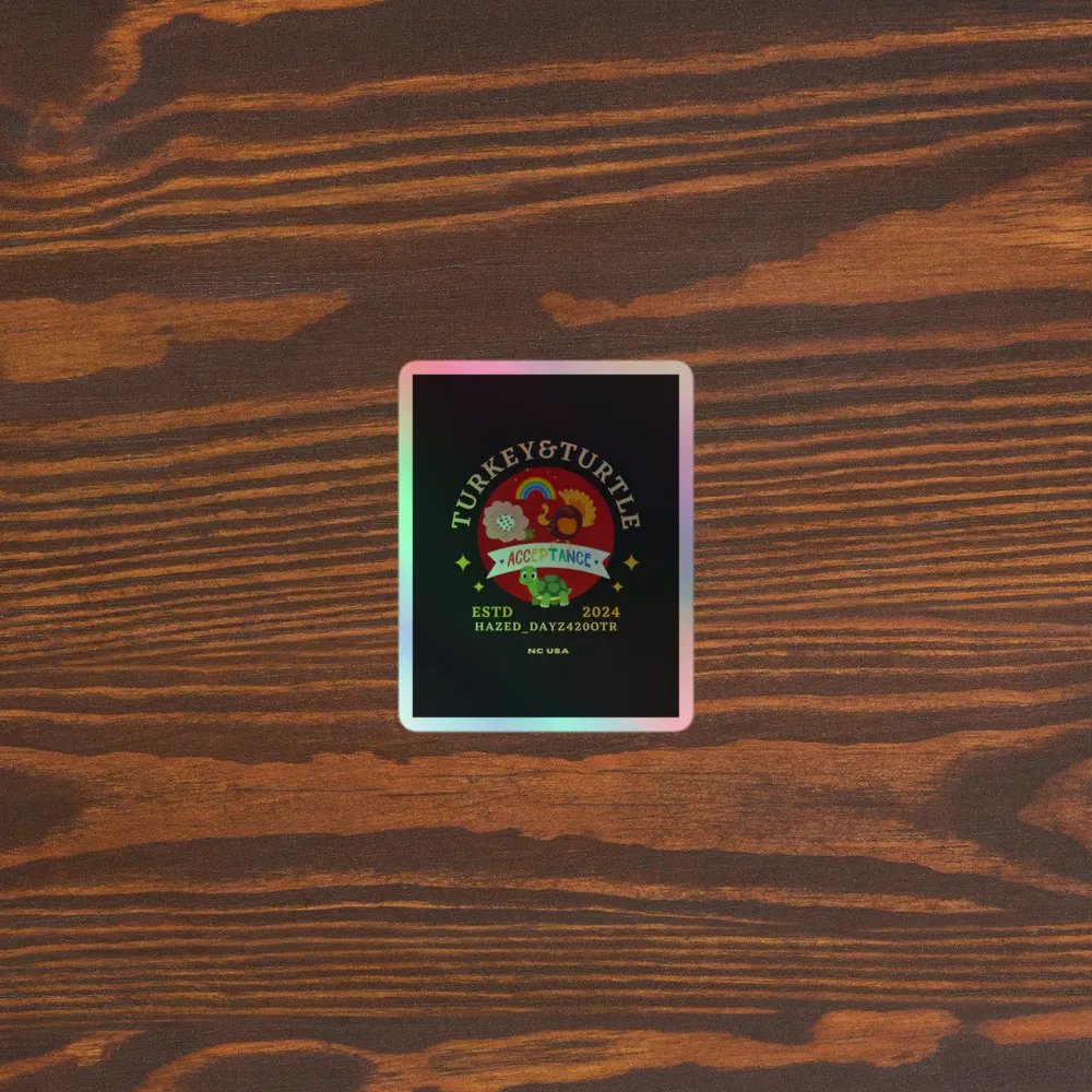 Acceptance Emblem Holographic Sticker Sheet product image (5)