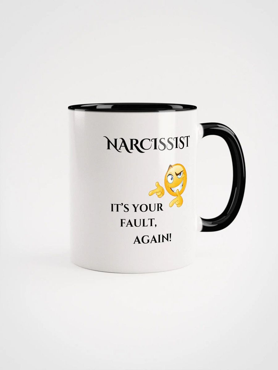 Mischievous Emoji Finger Gun Ceramic Mug product image (7)