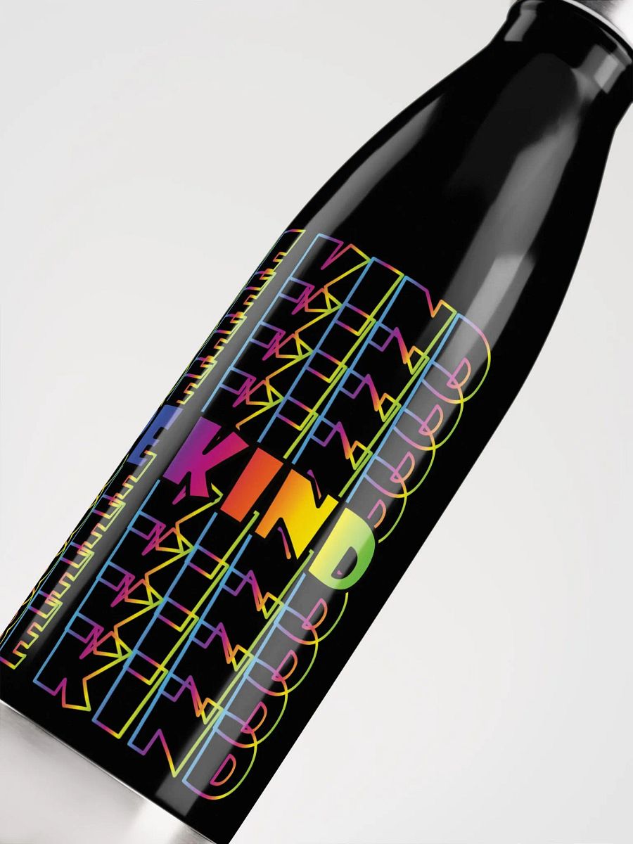 Rainbow BE KIND Stainless Steel Water Bottle product image (5)