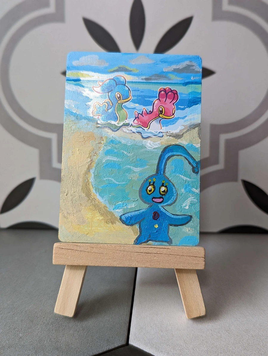 Pocket Paintings - Project ToadBean - Manaphy & Phione product image (2)