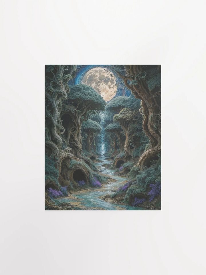 Fantasy Forest Stream Poster product image (2)