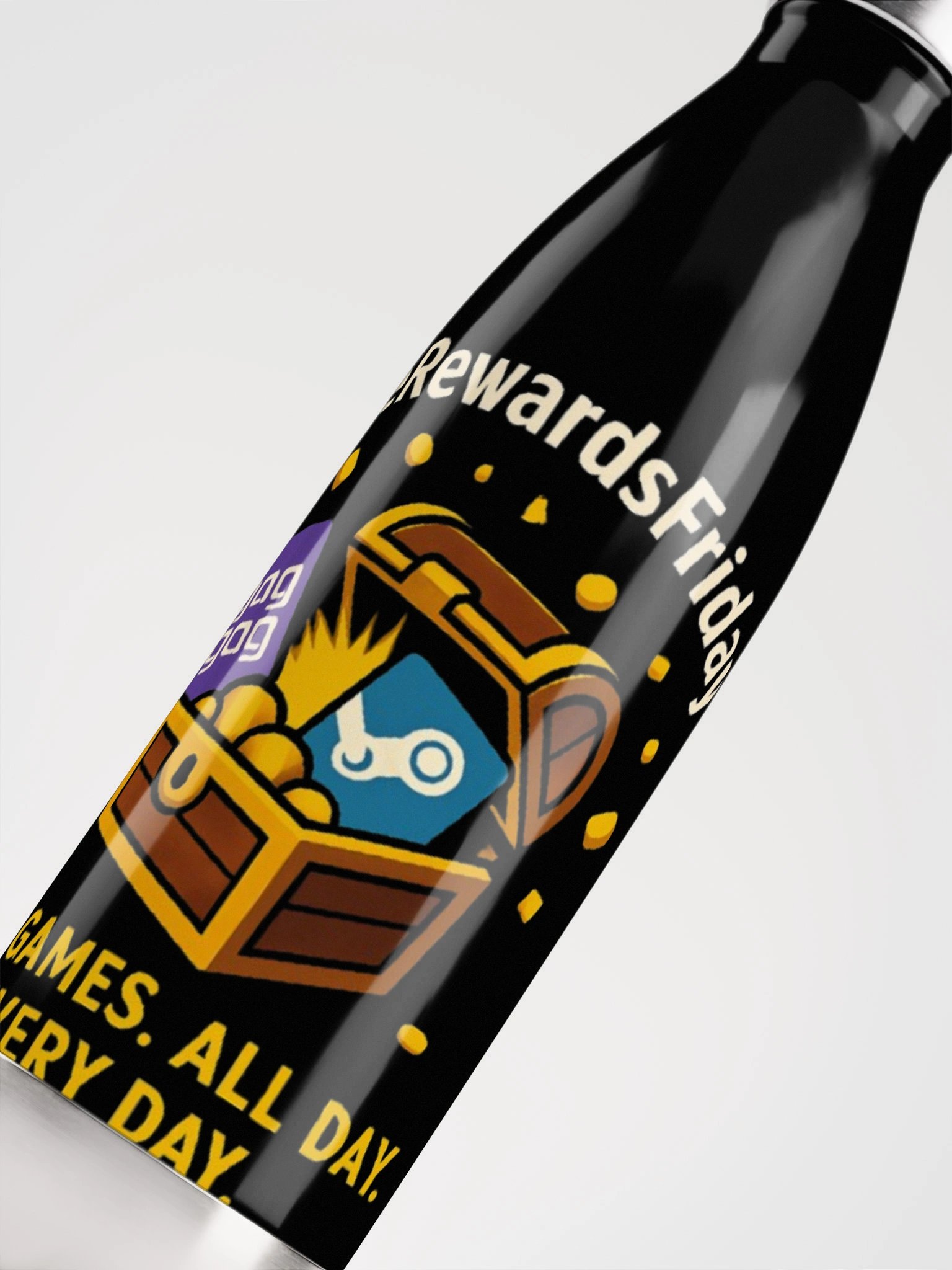 someRewardsFriday Treasure Stainless Steel Bottle product image (5)