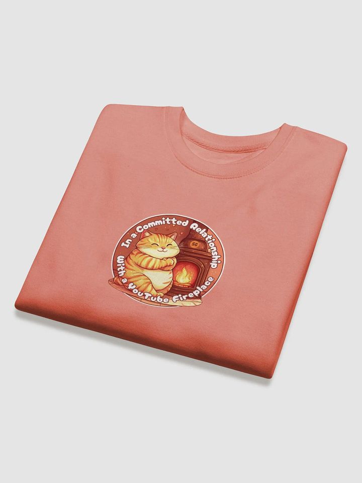 Cozy Cat - In a Committed Relationship with a YouTube Fireplace | Sweatshirt product image (14)