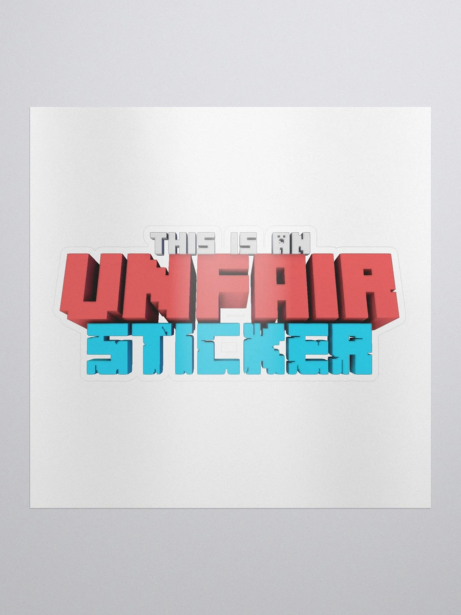 Unfair Sticker product image (2)