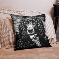 American Water Spaniel Throw Pillow product image (3)