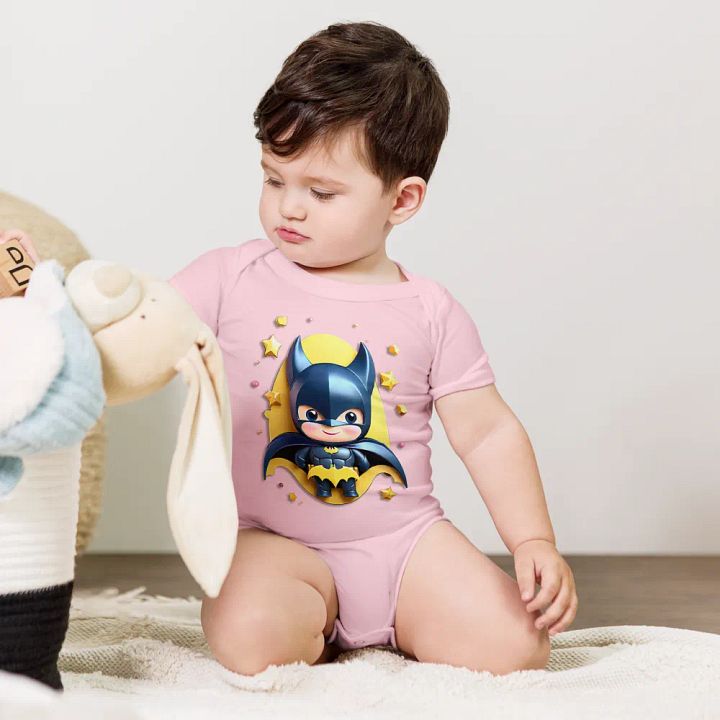 Cut Batman Baby Short Sleeve One Piece product image (1)