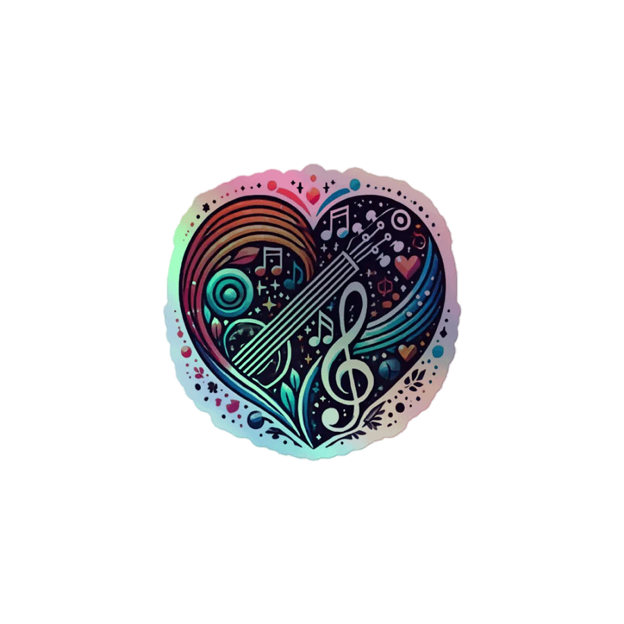 Harmony Heartbeat Holographic Sticker Set product image (1)