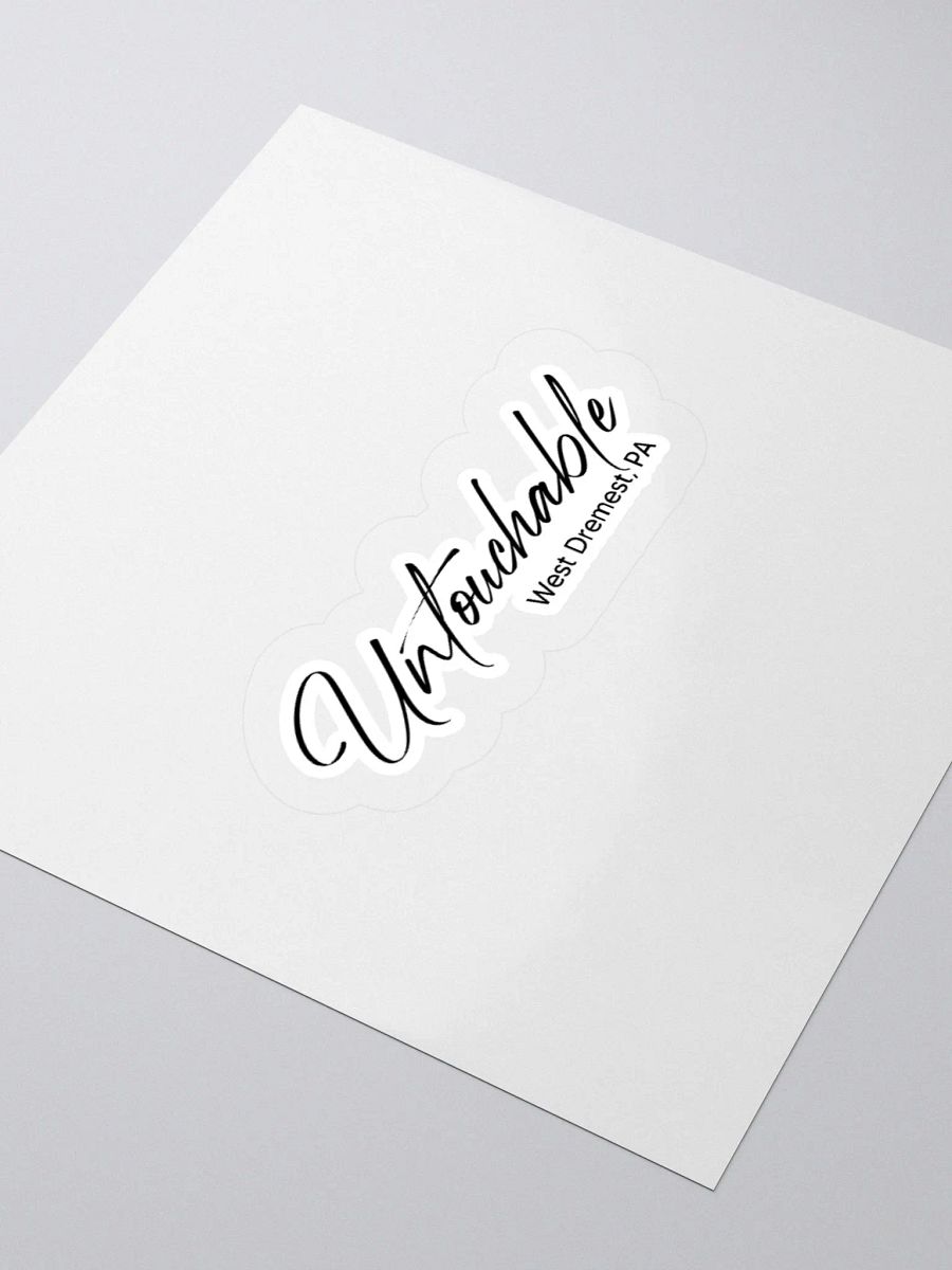 Untouchable Sticker product image (3)