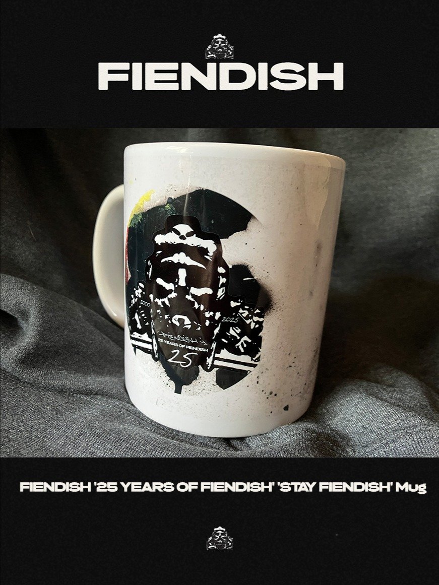 FIENDISH '25 YEARS OF FIENDISH' 'STAY FIENDISH' Mug product image (4)