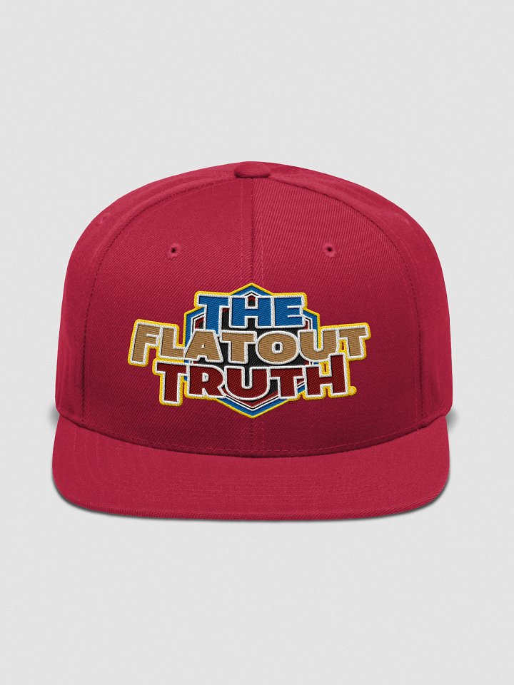 TFOT Embroidered Bold Sandy Hex Flat Snapback Hat product image (4)