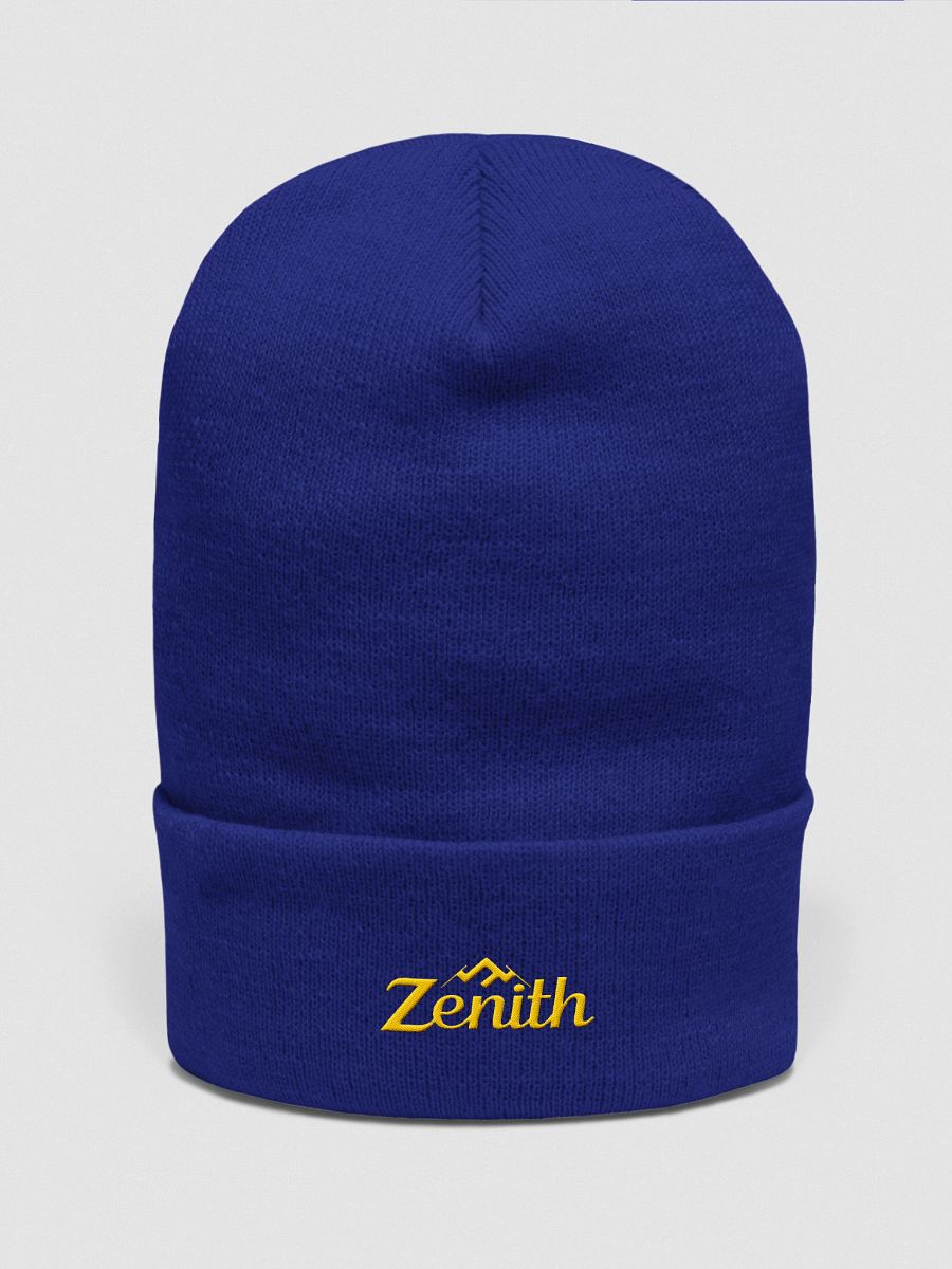 Cuffed Beanie with Embroidered ZENITH Design - Exclusive Winter Accessory product image (3)