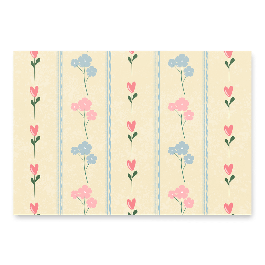 Vintage Floral Wrapping Paper Set product image (1)