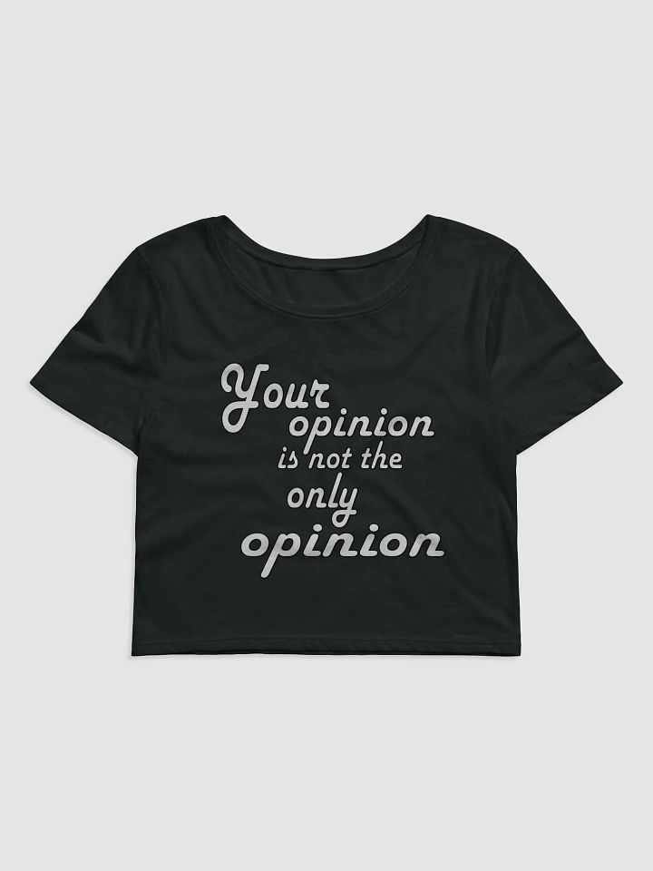 Your Opinion... Bella+Canvas Women's Crop Tee product image (1)