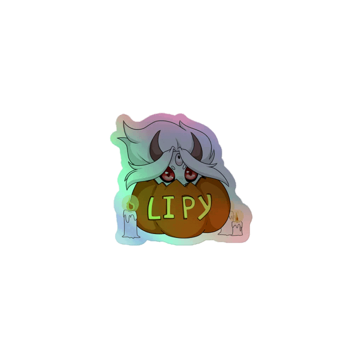 Lipy Pumpkin Holo Sticker product image (1)