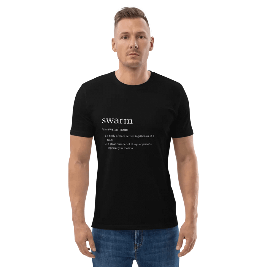 Swarm dictionary definiton 100% cotton product image (2)