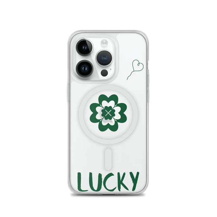 Lucky Clover MagSafe® Clear Case for iPhone® product image (3)