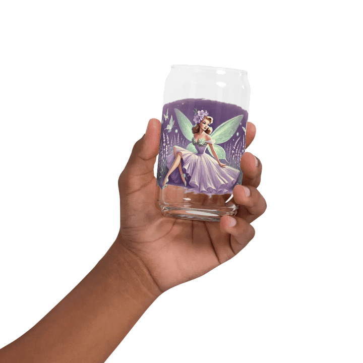 Lavender Fairy Can-Shaped Glass product image (32)